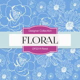 Floral Digital Paper DP2219 - Digital Paper Shop