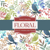 Watercolor Florals Digital Paper DP4121 - Digital Paper Shop
