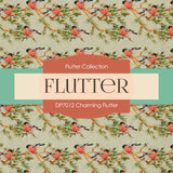 Charming Flutter Digital Paper DP7012A - Digital Paper Shop