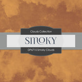 Smoky Clouds Digital Paper DP6715 - Digital Paper Shop
