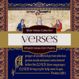 Verses From Psalms Digital Paper DP6623 - Digital Paper Shop