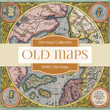 Old Maps Digital Paper DP401 - Digital Paper Shop