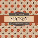 Mickey Mouse Vintage Digital Paper DP1882 - Digital Paper Shop