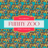 Funny Zoo Digital Paper DP6511 - Digital Paper Shop