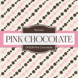 Pink Chocolate Digital Paper DP2039 - Digital Paper Shop