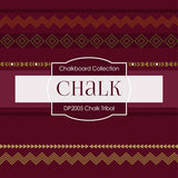 Chalk Tribal Digital Paper DP2005 - Digital Paper Shop