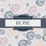 Cottage Chic Rose Digital Paper DP2426 - Digital Paper Shop