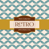 Retro Chic Digital Paper DP512 - Digital Paper Shop - 2