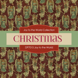 Joy to The World Digital Paper DP7015 - Digital Paper Shop