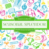 Seasonal Splendor Digital Paper DP6090A - Digital Paper Shop