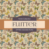 Adorable Flutter Digital Paper DP7002A - Digital Paper Shop