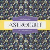 Astronaut Digital Paper DP7163 - Digital Paper Shop