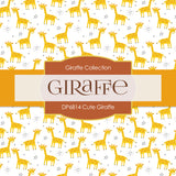 Cute Giraffe Digital Paper DP6814 - Digital Paper Shop