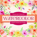Watercolor Daisies Digital Paper DP6079 - Digital Paper Shop - 2