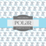 Polar Animals Digital Paper DP6688 - Digital Paper Shop
