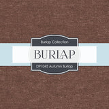 Autumn Burlap Digital Paper DP1045 - Digital Paper Shop