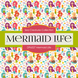 Mermaid Life Digital Paper DP6527 - Digital Paper Shop