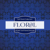 Soft Floral Damask Digital Paper DP2427 - Digital Paper Shop
