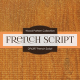 French Script Digital Paper DP6397 - Digital Paper Shop