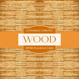 Woodland Cabin Digital Paper DP038 - Digital Paper Shop