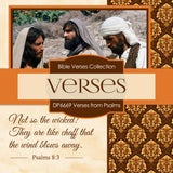 Verses From Psalms Digital Paper DP6669 - Digital Paper Shop
