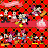 Mickey Couple Digital Paper DP2721 - Digital Paper Shop - 2