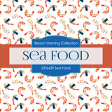 Sea Food Digital Paper DP6439 - Digital Paper Shop