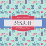 Beach Please Digital Paper DP7090 - Digital Paper Shop