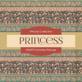 Victorian Princess Digital Paper DP6979 - Digital Paper Shop
