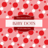 Baby Dots Digital Paper DP1276 - Digital Paper Shop