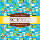 Back To School Digital Paper DP7183 - Digital Paper Shop