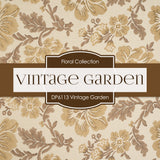 Vintage Garden Digital Paper DP6113 - Digital Paper Shop