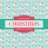 Polar Christmas Digital Paper DP6690 - Digital Paper Shop