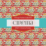 Cinema Posters Digital Paper DP6911 - Digital Paper Shop