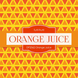 Orange Juice Digital Paper DP2062 - Digital Paper Shop