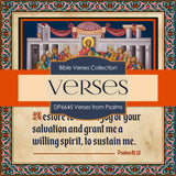 Verses From Psalms Digital Paper DP6645 - Digital Paper Shop