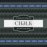 Chalk Tribal Digital Paper DP1594 - Digital Paper Shop