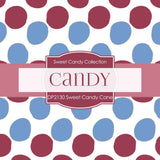 Sweet Candy Cane Digital Paper DP2130 - Digital Paper Shop - 2