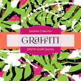 Graffiti Splatter Digital Paper DP6739 - Digital Paper Shop