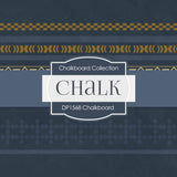 Chalkboard Tribal Digital Paper DP1568 - Digital Paper Shop