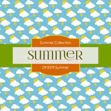 Summer Digital Paper DP3379 - Digital Paper Shop