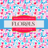 Abstract Florals Digital Paper DP7129 - Digital Paper Shop