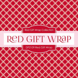 Red Gift Wrap Digital Paper DP2109 - Digital Paper Shop