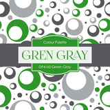 Green Gray Digital Paper DP4160 - Digital Paper Shop