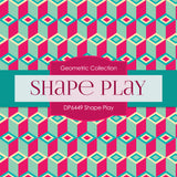 Shape Play Digital Paper DP6449 - Digital Paper Shop