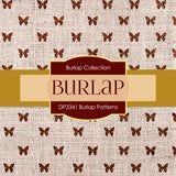 Burlap Patterns Digital Paper DP3341 - Digital Paper Shop