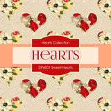 Sweet Hearts Digital Paper DP6001 - Digital Paper Shop - 2