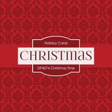 Christmas Time Digital Paper DP4074 - Digital Paper Shop
