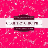 Country Chick Pink Digital Paper DP1238 - Digital Paper Shop