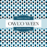Owl' O Ween Digital Paper DP2332 - Digital Paper Shop